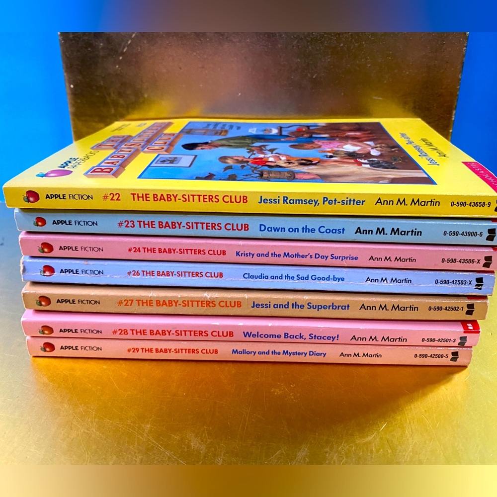 The Baby-Sitters Club Book Vintage 80’s Set By Apple Paperbacks (7) Books - Picture 2 of 16